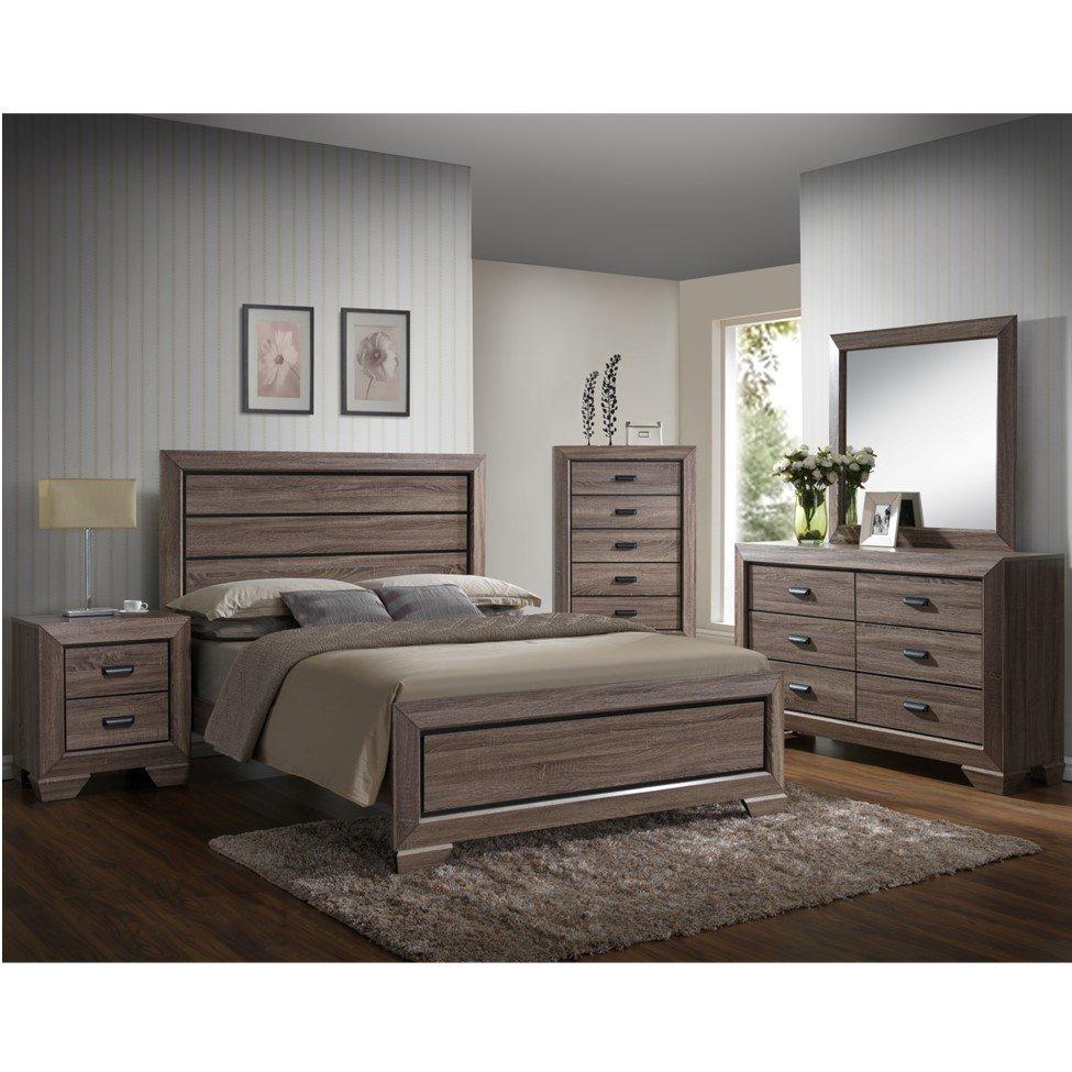 Rent to Own Crown Mark Inc 6 Piece Farrow Queen Bedroom Set at Aaron